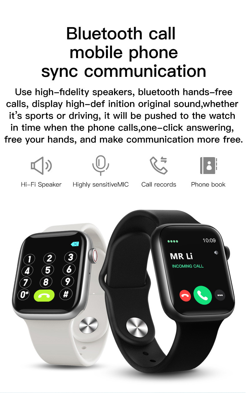 Game Smart Watches New Arrivals 2019 2021 T500+ Plus Smart Watch Time Weather Forecast I Watch Series 6 Smartwatch T500+