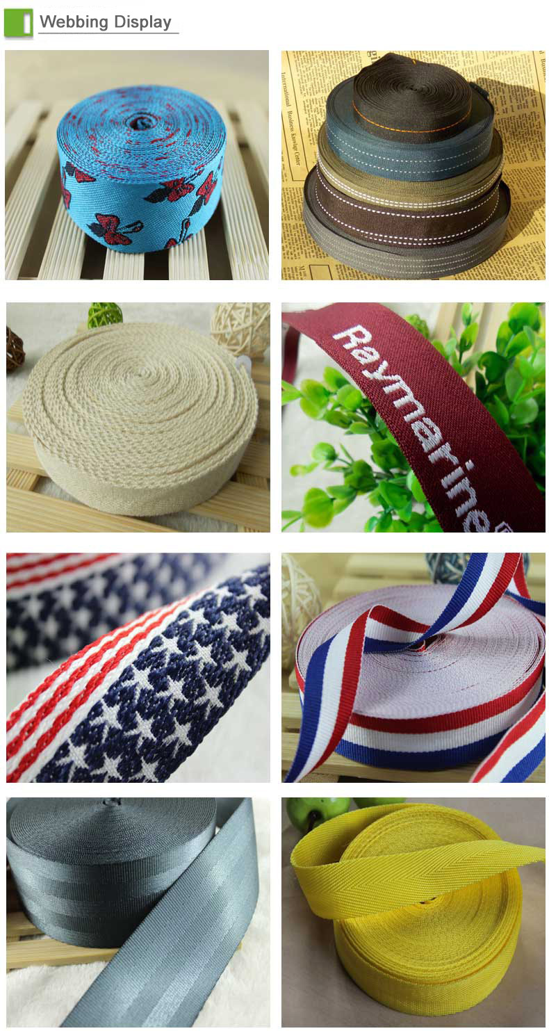Garment Nylon Polyester Webbing Woven Polyester Lifting Straps