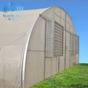 China Agricultural Vegetable Tunnel Single Span Greenhouse Plastic Film 150 Micron wholesale