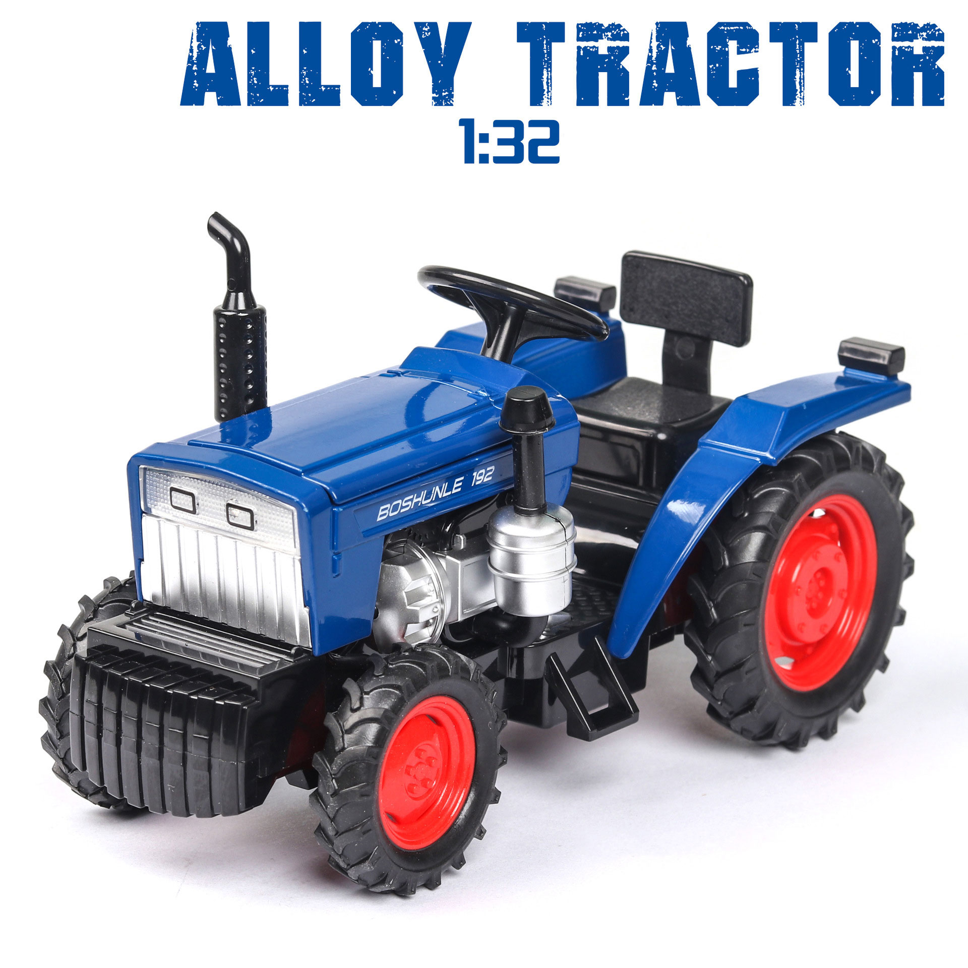 1 32 Scale Friction Toy Car Models for Farm Tractor Acousto-Optic Door Opening Children's Toy