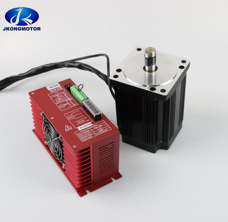 6HP 5000W 48V 72V 96V 16Nm Brushless Dc Motor 8 Poles