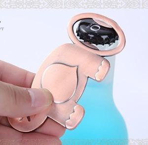 China Cool Innovative wholesale wedding favor, fancy gift, copper plating elephant shape beer bottle opener, promotion gift wholesale