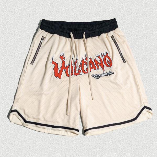 Summer Basketball Polyester Gym Workout Sublimation Zipper Pocket Men's Mesh