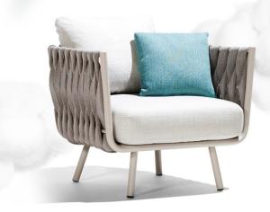 China New design Patio Garden Furniture Single Sofa Outdoor Furniture Poolside chair wholesale
