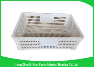 China Economic Plastic Storage Food Crates / Stackable Storage Containers wholesale