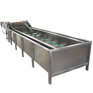China CE Shrimp Pepper 1000kg/H 3.6KW Bubble Washing Machine Vegetable Cleaning Machine wholesale