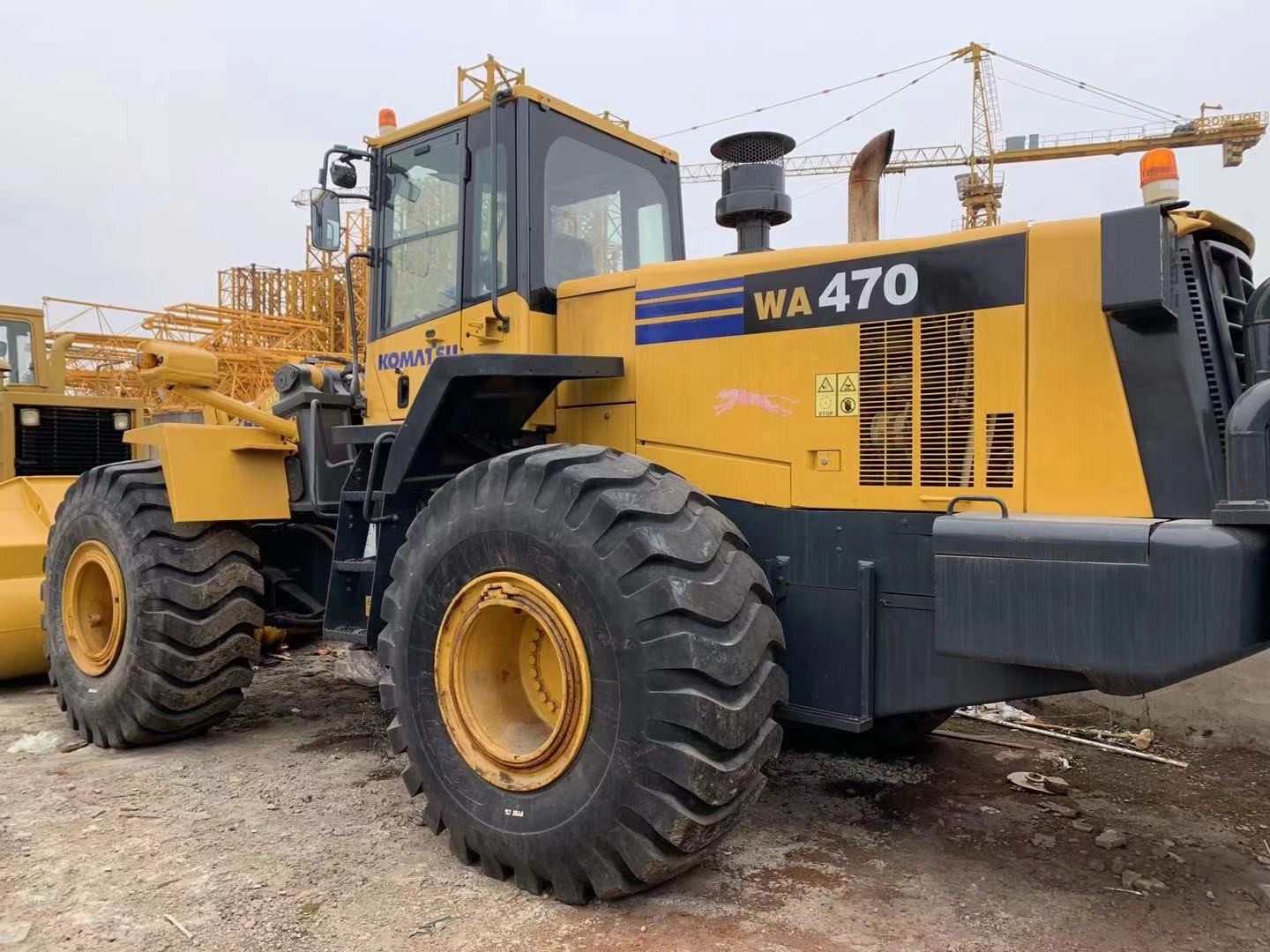 Repaint Color Used Wheel Loader Komatsu WA470-6 Second Hand Loader