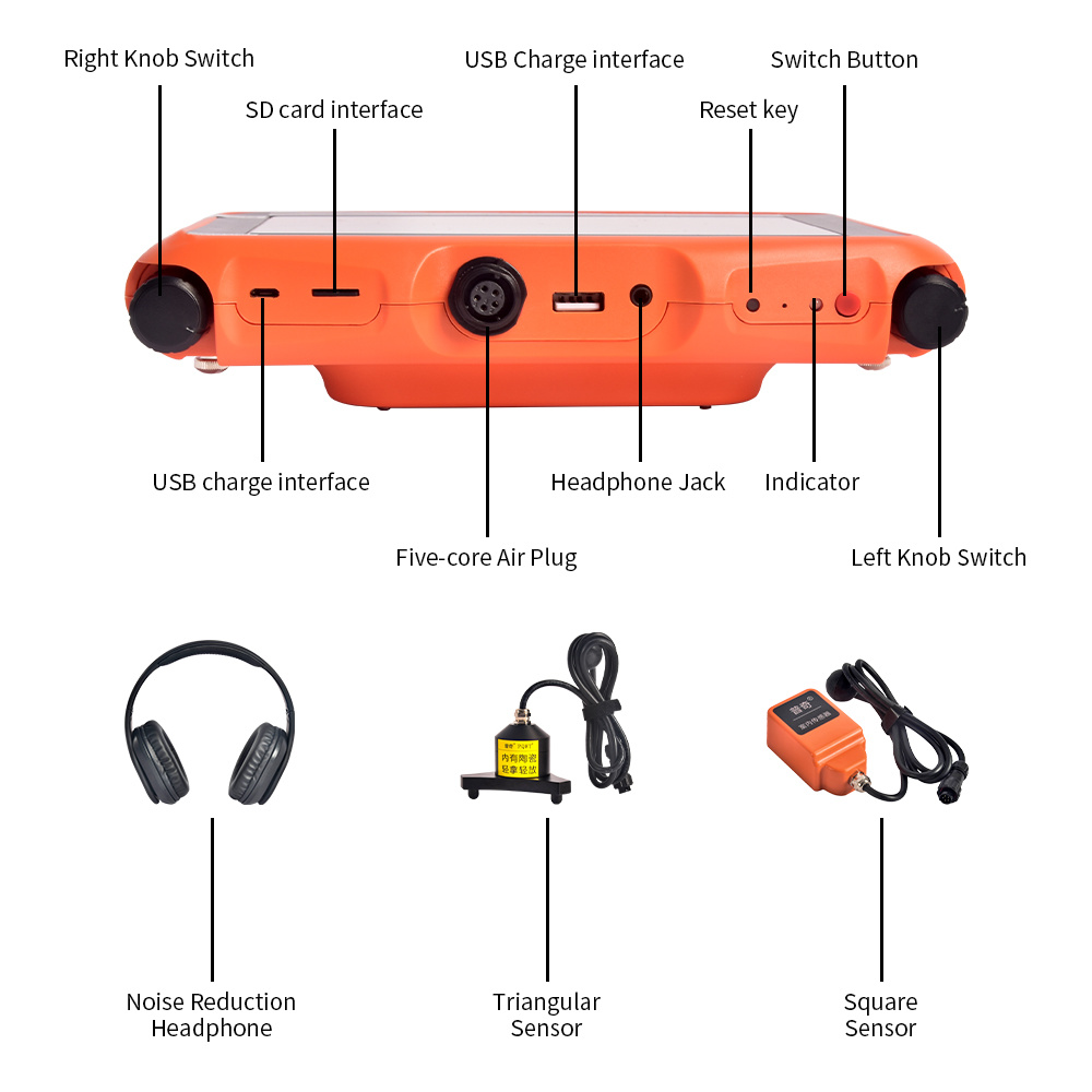 Cheap Pipe Leak Detector Water Leak Detector Water Pipeline Acoustic Leak Detector