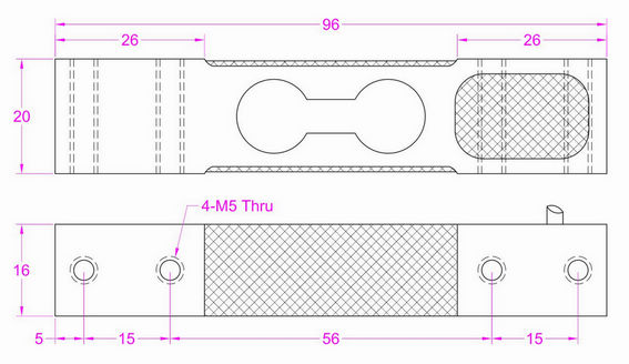 20kg single point load cell 10kg