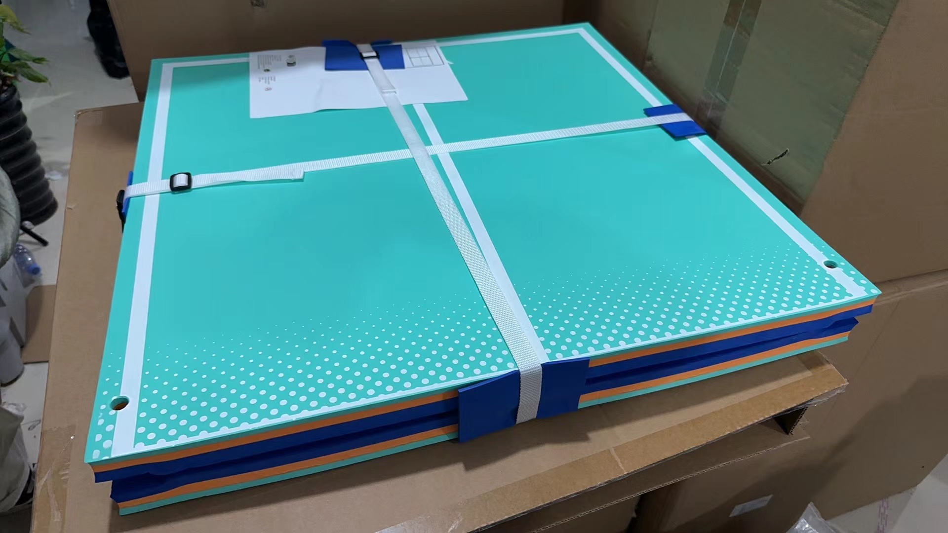 EVA Foam Floating Table Tennis Folding Game Table 10KGS Packge Weight for Water Games