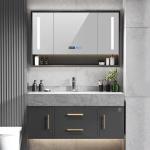 Melamine Board Modern Bathroom Cabinets Small 72 inch vanity Grey