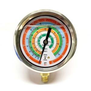 China Refrigeration Ammonia Pressure Gauge Cryo 80mm 500 Psi Pressure Gauge wholesale