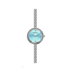 China Luxury Stainless Steel Jewelry 26mm Small Quartz Bracelet Watch Fashion Zircon Shell wholesale
