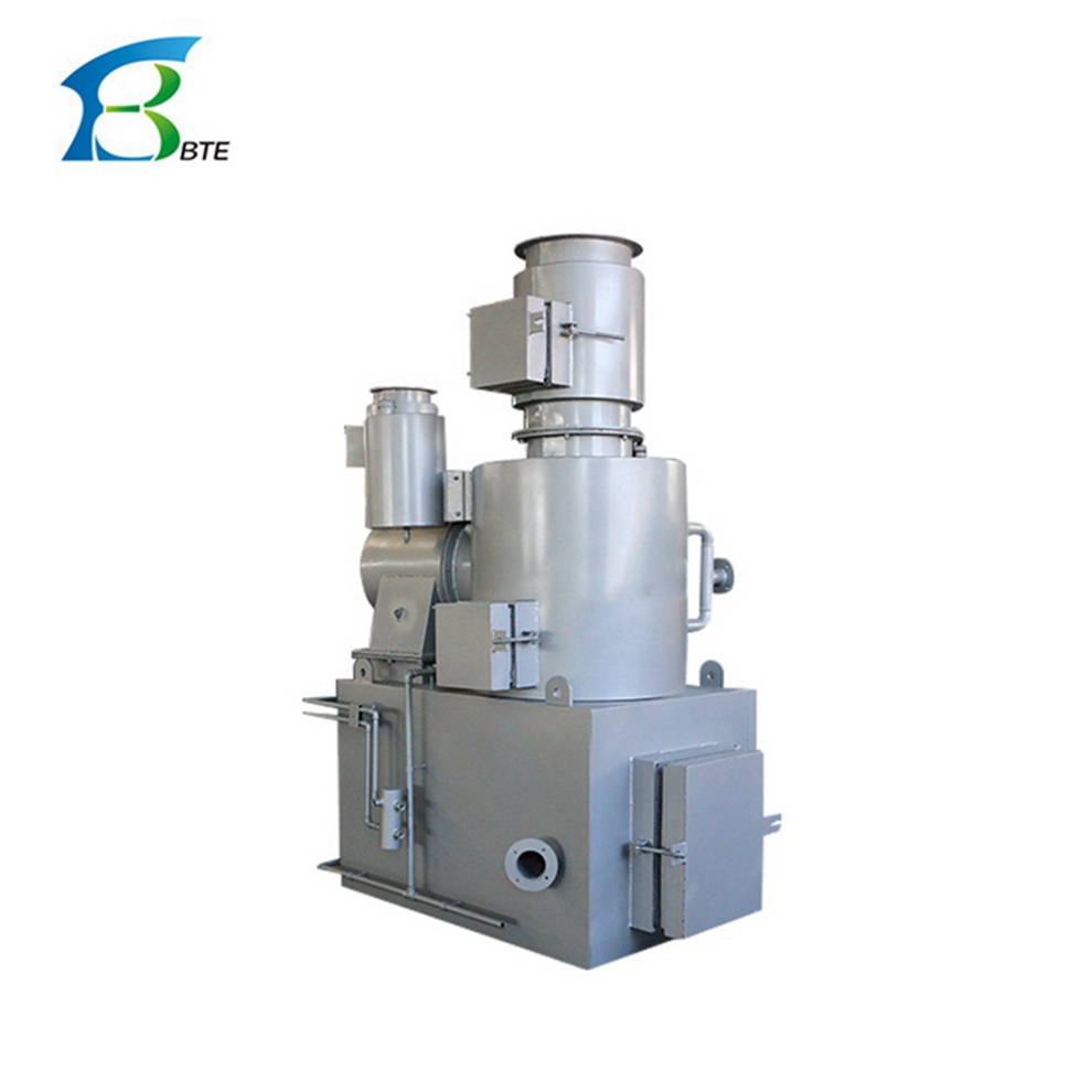 Carbon Steel SUS304 316 WFS-50 Small Solid Waste Incinerator With Heat Recovery System