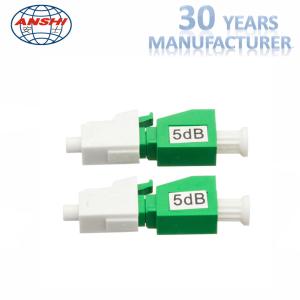 China FTTH Female To Male Fiber Optic Attenuator 5dB 10dB Optic LC APC Attenuator wholesale