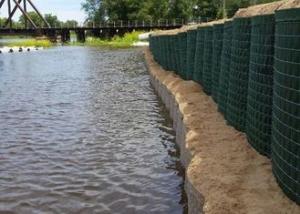 China Explosion Proof Electro Galvanized Military Barrier For Revetment wholesale