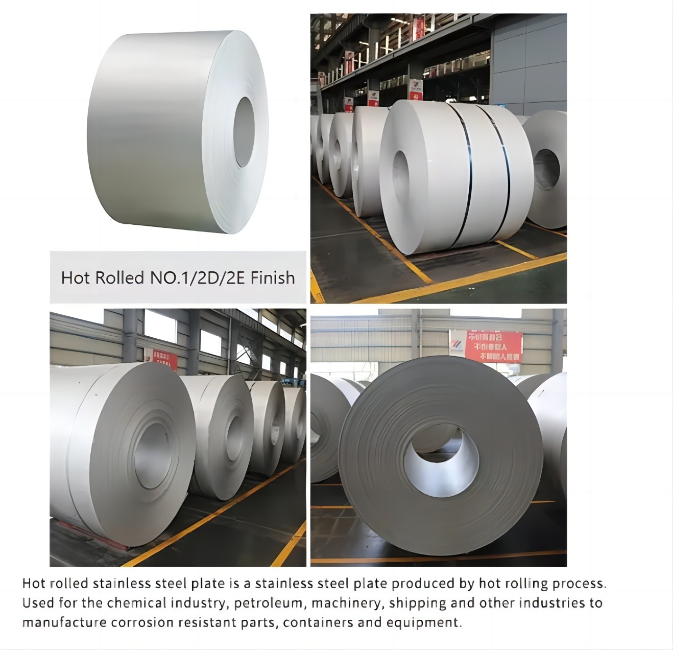 Stainless Steel Coil Ba 2B No.1 No.3 No.4 8K Hl 201 304 316 Grade 304 Stainless Steel Coil
