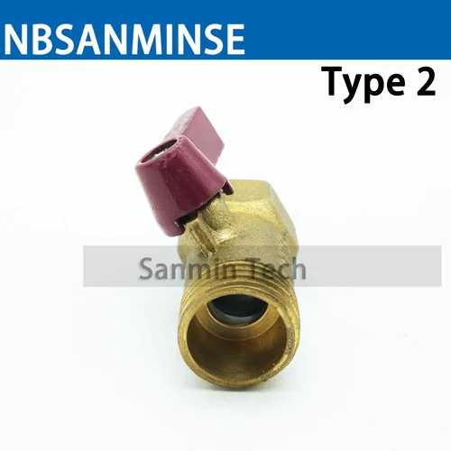 Ball Valve Air Compressor Parts G 1/2 G 1/8 1PC High Quality NBSANMINSE