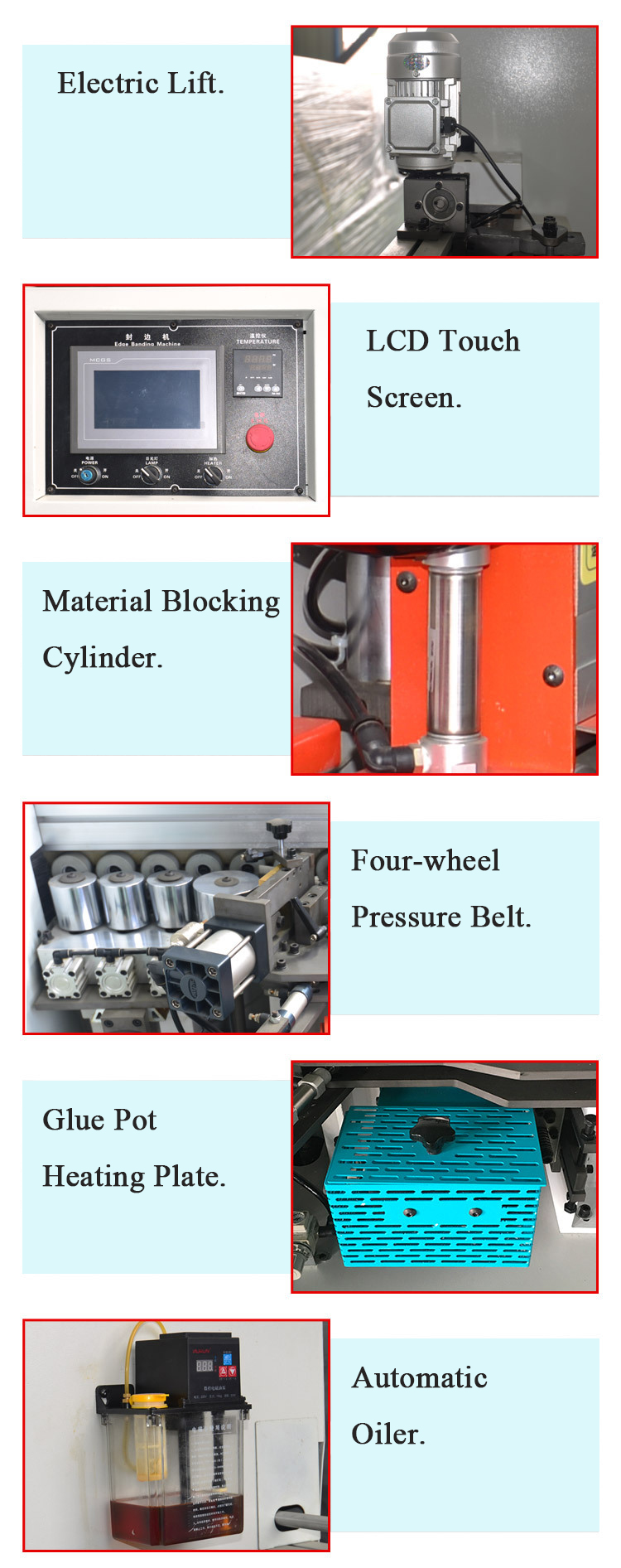 23m/min Panel Feed Speed Speed Soft-Forming Edge Banding Machine for Wood Based Panels