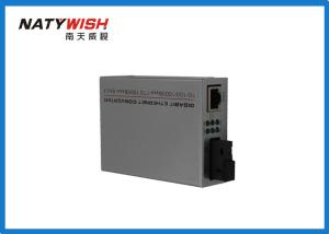 China Gigabit Singlemode Single Fiber BIDI Media Converter 40KM 1310 / 1550NM wholesale