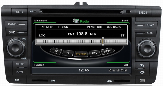 Ouchuangbo car autoradio DVD for Skoda Octavia S100 with Multimedia Stereo LCD display Monitor OCB-005