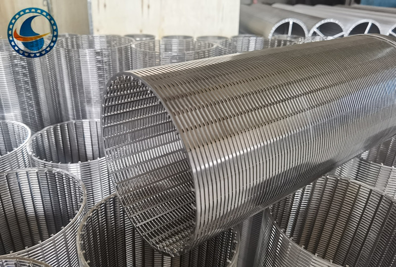 316l Stainless Steel Vee Wire Hydrogenation Wedge Wire Filter Screen