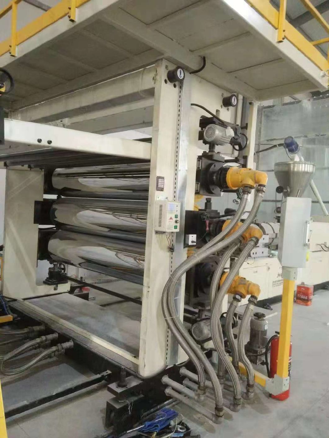 Artificial PVC Marble Sheet Automatic Machine Production Line PVC Sheet Extruder