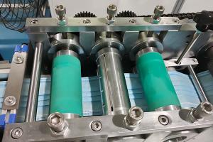 China Aluminium Alloy Disposable Mask Making Machine , Nonwoven Mask Making Equipment wholesale