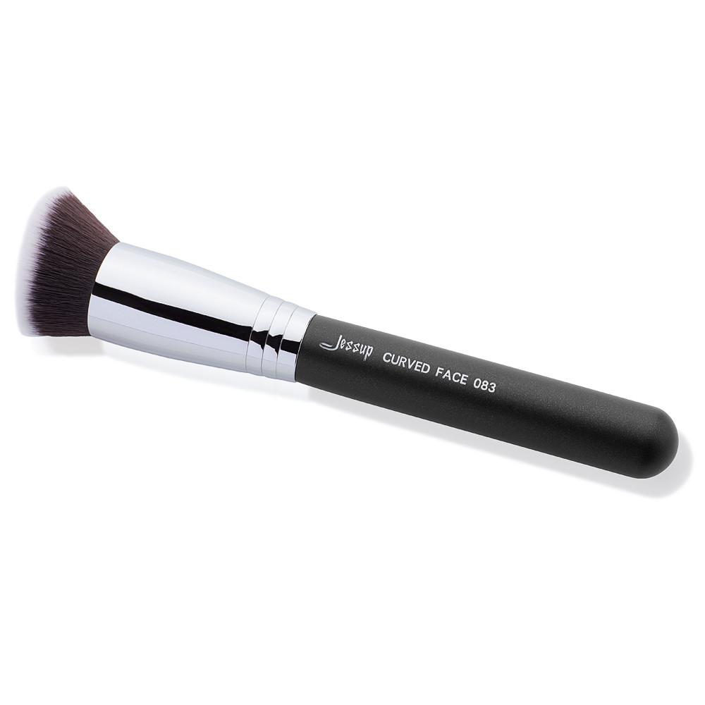 Jessup Soft Bristles Curved Face Brush Grab Powder Easily