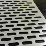 Slotted Hole Perforated Metal Sheet Stainless Steel Galvanized Steel Mild Steel