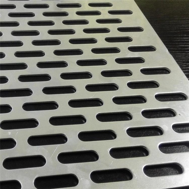 Slotted Hole Perforated Metal Sheet Stainless Steel Galvanized Steel Mild Steel Long Hole Sheet