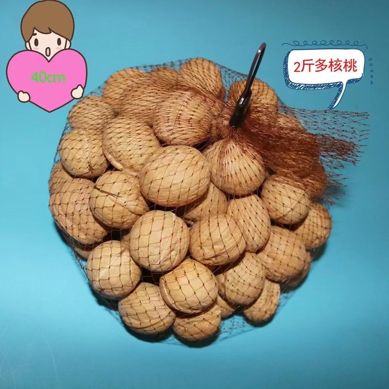 Fruits LDPE Net Mesh Sleeve Bag For Orange Lemon Packing