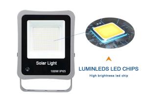 China Slim Outdoor Ip65 400watt 500watt Solar Motion Flood Light wholesale