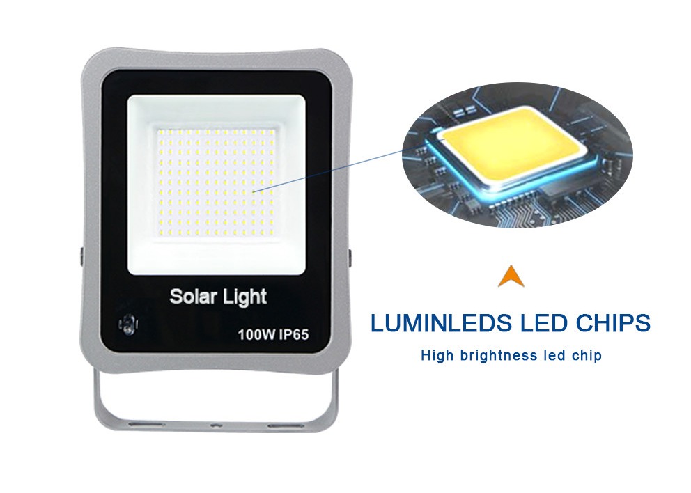 Slim Outdoor Ip65 400watt 500watt Solar Motion Flood Light
