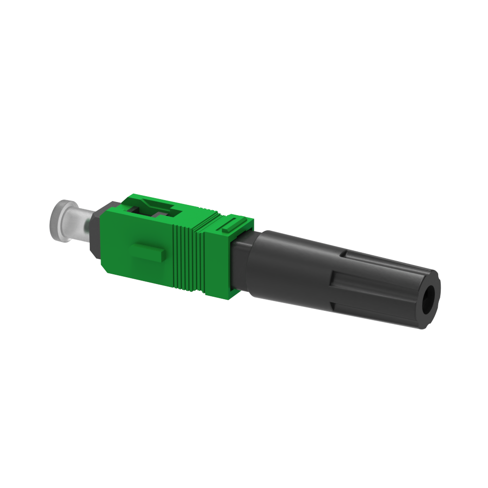 Fast Connector Simplex SC APC Fiber Optic Drop Cable with UPC Polished Field Assembly