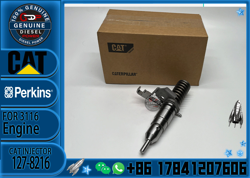 Excavator Parts 3114 3116 diesel engine parts injector assy 1278216 127-8216