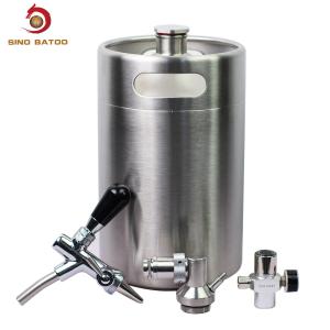 China Stainless Steel Durable Solid 5L Pressurized Beer Kegs wholesale