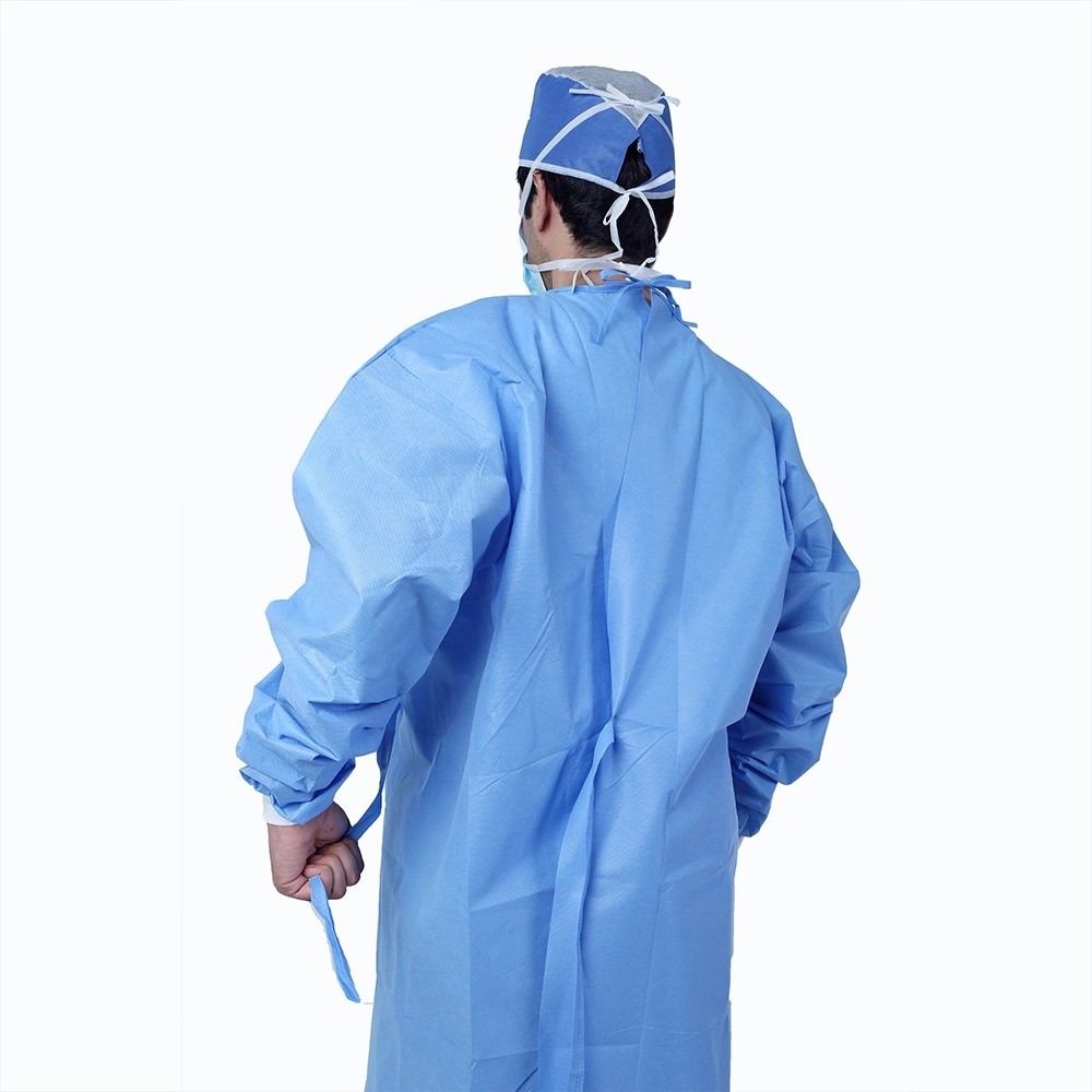Clinical SMS Water Impervious Disposable Surgical Gown