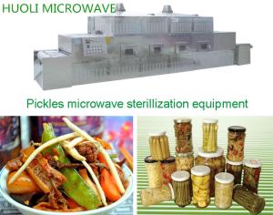 China Automated Food Sterilization Equipment Microwave Food Drying Machine wholesale