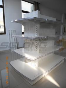 China Iran Shelf Retail Gondola Shelving Supermarket Display Racks ISO9001 Certification wholesale