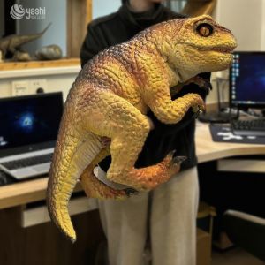 China Multi Layer Silicone Dinosaur Hand Puppet Rust Proof Customizable wholesale