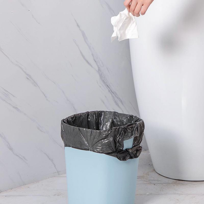 Colored Commercial Heavy Duty Flat Seal Trash Bin Plastic Garbage Trash Bag