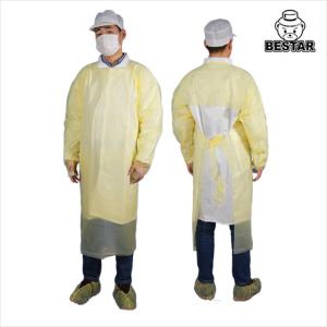 China OEM Level 3 CPE Medical Disposable Hospital Gowns Uniform wholesale