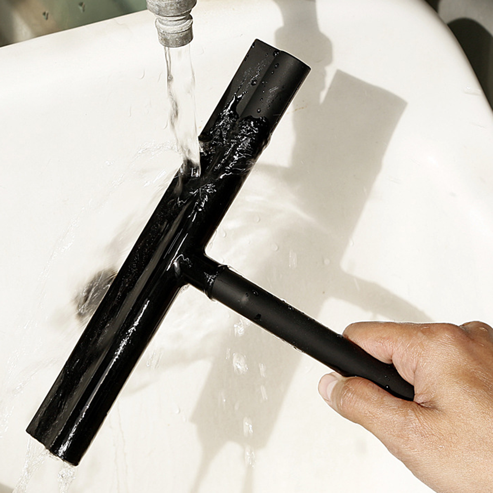 Silicone Mirror Cleaning Squeegee With Magnetic 3M Holders