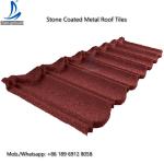 German Lightweight Stone Chips Coated Type Steel Roofing / Metal Galvanized