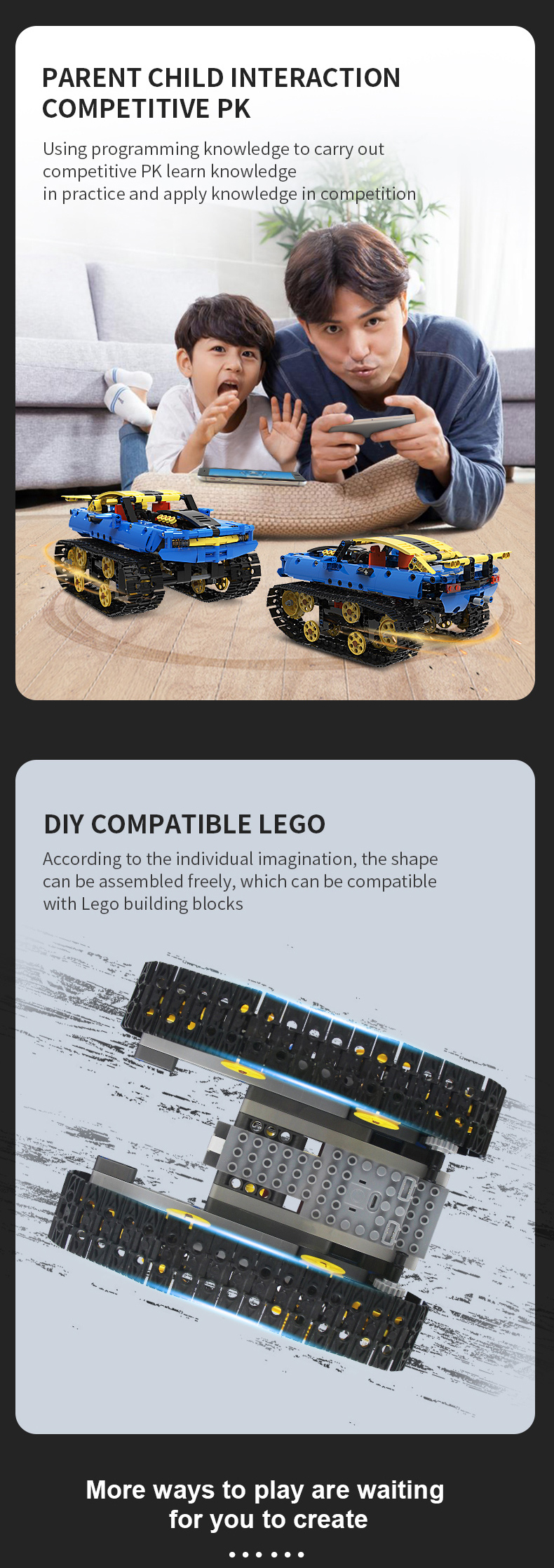 Take Control with Two-handed Steering Wheel Sensor Control RC Car 2-hour Charging Time