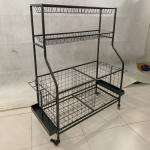 915mm Length 420mm Width Garage Sports Ball Organizer For Sport Shops