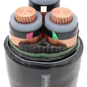 China 35KV 3 Core 400sqmm Armored XLPE Insulated High Voltage Cable CWS CTS SWA STA Power Cable wholesale