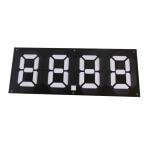 Magnetic Gas Station Price Flip Signs Reflective Three Digits Flip Board