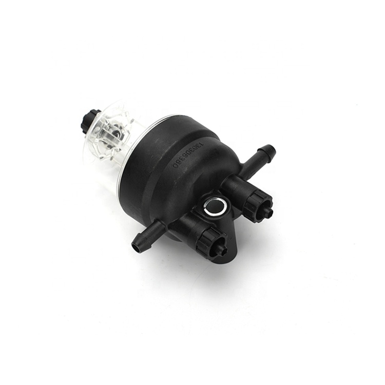 Black Diesel Fuel Filter Water Separator 130306380 For Perkins